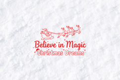 Believe in Magic Christmas Dreams Shirt SVG PNG JPG Product Image 3
