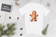 Christmas Sublimation Design PNG - Watercolor Gingerbread Product Image 2