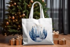 Christmas Sublimation Design PNG - Watercolor Forest clipart Product Image 3