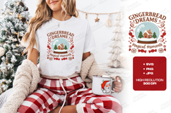 Gingerbread Dreams Snow Globe Magical Moments Shirt Product Image 3
