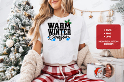 Warm Winter Season SVG, Christmas Holly Berries Cut File Product Image 2