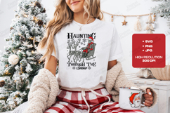 Gothic Skeleton Santa Sleigh | Haunting Through The Snow SVG Product Image 2