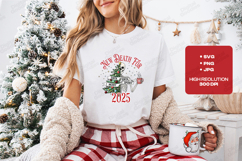 New Death For 2025 Holiday Tree Sign T Shirt Design Product Image 1