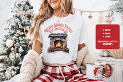 Holiday Stories Untold SVG | Christmas Joy Fireplace Art Product Image 2
