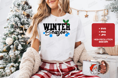 Winter Season SVG, Christmas Holly Cut File Product Image 2