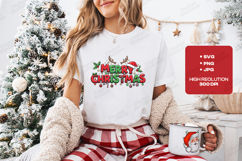 Merry Christmas SVG PNG JPG Festive Holiday Shirt Design Product Image 1