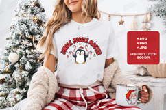 Jingle Juggle Master Penguin Tshirt Design Christmas Art Product Image 1