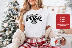 North Pole SVG - Winter Christmas Snow Typography Cut File Product Image 2