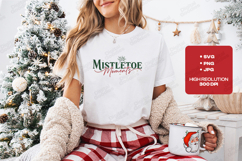 Mistletoe Moments Christmas Shirt SVG PNG JPG Design Product Image 1