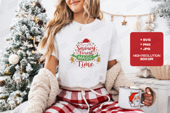 Snowy Forest Magic Time Christmas SVG PNG JPG Product Image 1