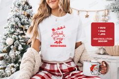 Warm &amp; Cozy Winter Wishes Christmas SVG PNG JPG Product Image 1