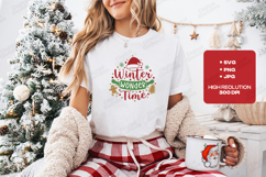 Winter Wonder Time Christmas Shirt Design SVG PNG JPG Product Image 1