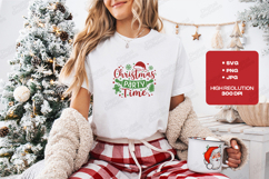 Christmas Party Time Holiday Shirt Design SVG PNG JPG Product Image 1