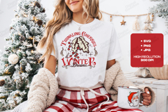 Twinkling Cherries &amp; Winter Dreams Vintage Christmas Design Product Image 3