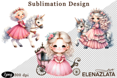 Little Princess/ Clipart / Sublimation Design Product Image 1