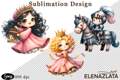 Little Princess/ Clipart / Sublimation Design Product Image 1