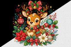 Christmas tumbler, mug wrap, clipart sublimation design Product Image 2