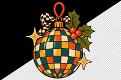 Christmas tumbler, mug wrap, clipart sublimation design Product Image 2