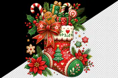 Christmas tumbler, mug wrap, clipart sublimation design Product Image 2