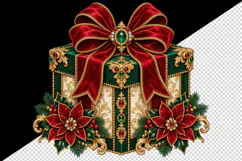 Christmas tumbler, mug wrap, clipart sublimation design Product Image 2