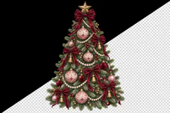 Christmas tumbler, mug wrap, clipart sublimation design Product Image 2
