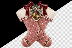 Christmas tumbler, mug wrap, clipart sublimation design Product Image 2