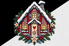 Christmas tumbler, mug wrap, clipart sublimation design Product Image 2
