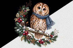 Christmas tumbler, mug wrap, clipart sublimation design Product Image 2