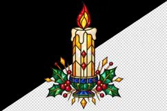 Christmas tumbler, mug wrap, clipart sublimation design Product Image 2