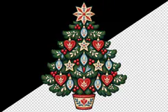 Christmas tumbler, mug wrap, clipart sublimation design Product Image 2