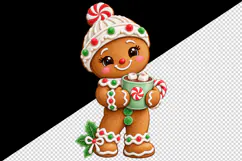 Christmas tumbler, mug wrap, clipart sublimation design Product Image 2