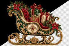 Christmas tumbler, mug wrap, clipart sublimation design Product Image 2