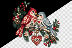 Christmas tumbler, mug wrap, clipart sublimation design Product Image 2