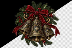 Christmas tumbler, mug wrap, clipart sublimation design Product Image 2