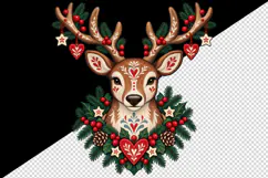 Christmas tumbler, mug wrap, clipart sublimation design Product Image 2