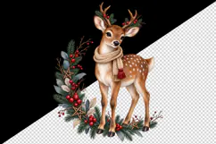 Christmas tumbler, mug wrap, clipart sublimation design Product Image 2