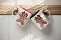 Christmas tumbler, mug wrap, clipart sublimation design Product Image 3
