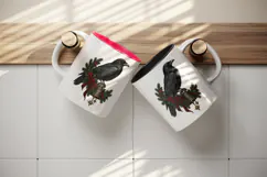 Christmas tumbler, mug wrap, clipart sublimation design Product Image 3