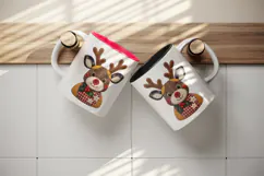 Christmas tumbler, mug wrap, clipart sublimation design Product Image 3