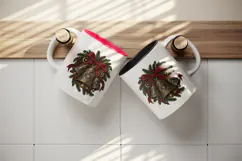 Christmas tumbler, mug wrap, clipart sublimation design Product Image 3