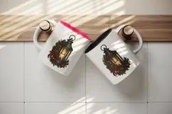 Christmas tumbler, mug wrap, clipart sublimation design Product Image 3