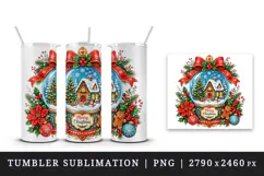 Christmas tumbler, mug wrap, clipart sublimation design Product Image 4
