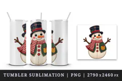 Christmas tumbler, mug wrap, clipart sublimation design Product Image 4