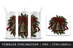 Christmas tumbler, mug wrap, clipart sublimation design Product Image 4