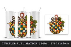 Christmas tumbler, mug wrap, clipart sublimation design Product Image 4