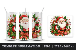 Christmas tumbler, mug wrap, clipart sublimation design Product Image 4