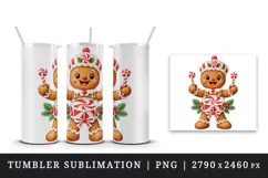 Christmas tumbler, mug wrap, clipart sublimation design Product Image 4
