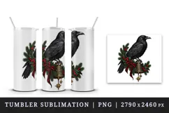 Christmas tumbler, mug wrap, clipart sublimation design Product Image 4