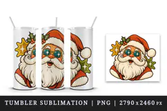 Christmas tumbler, mug wrap, clipart sublimation design Product Image 4
