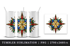 Christmas tumbler, mug wrap, clipart sublimation design Product Image 4